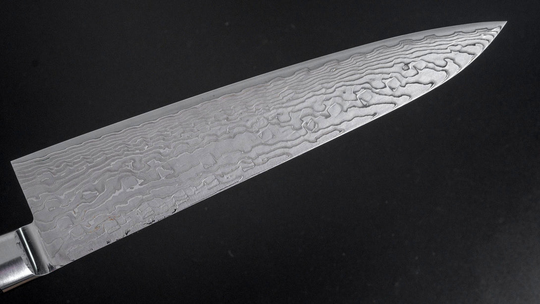 FJ SG2 Nickel Damascus Gyuto 210mm Pakka Handle - Kamimoto EU