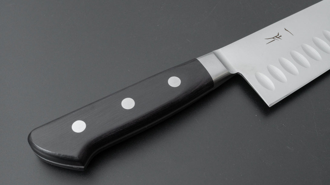 FJ VG-1 Gyuto Pakka Handle (Granton Edge) - Kamimoto EU