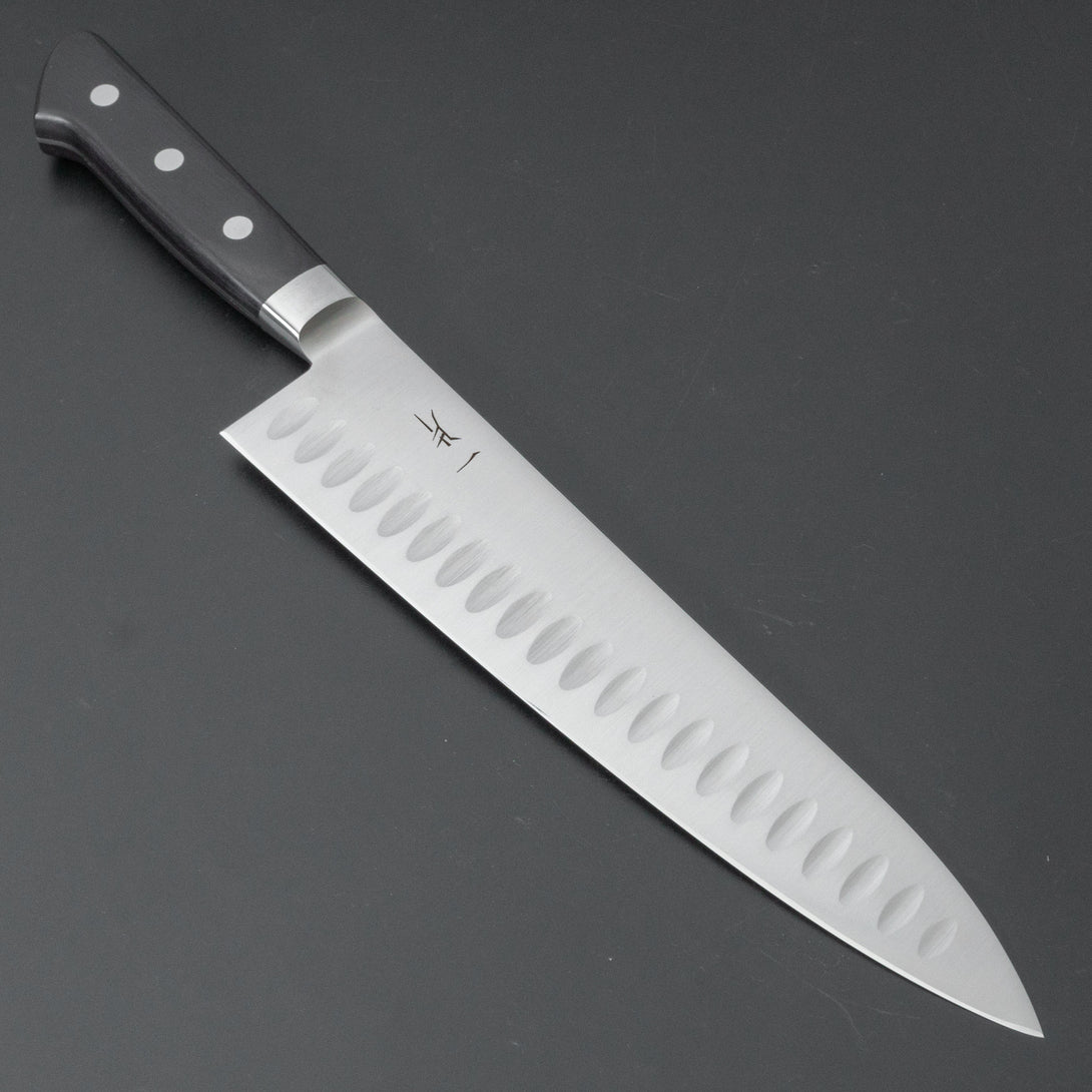 FJ VG-1 Gyuto Pakka Handle (Granton Edge) - Kamimoto EU