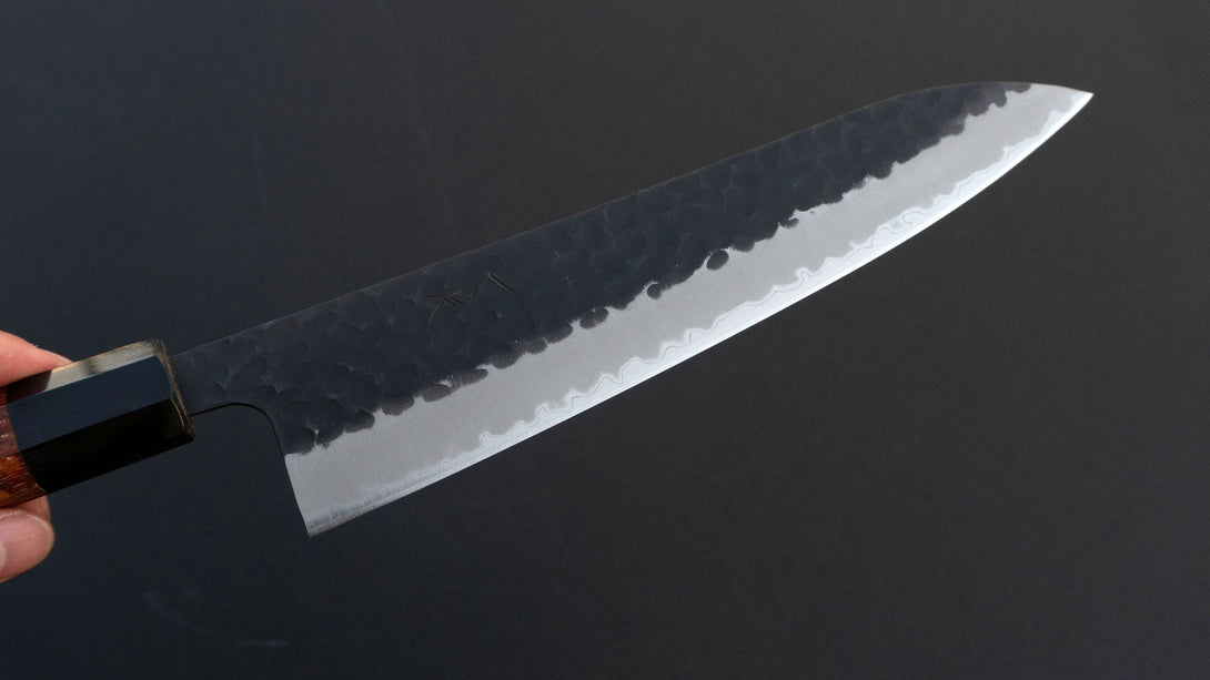 Futana SB Kuro Tsuchime Gyuto 210mm Lacewood Handle - Kamimoto EU