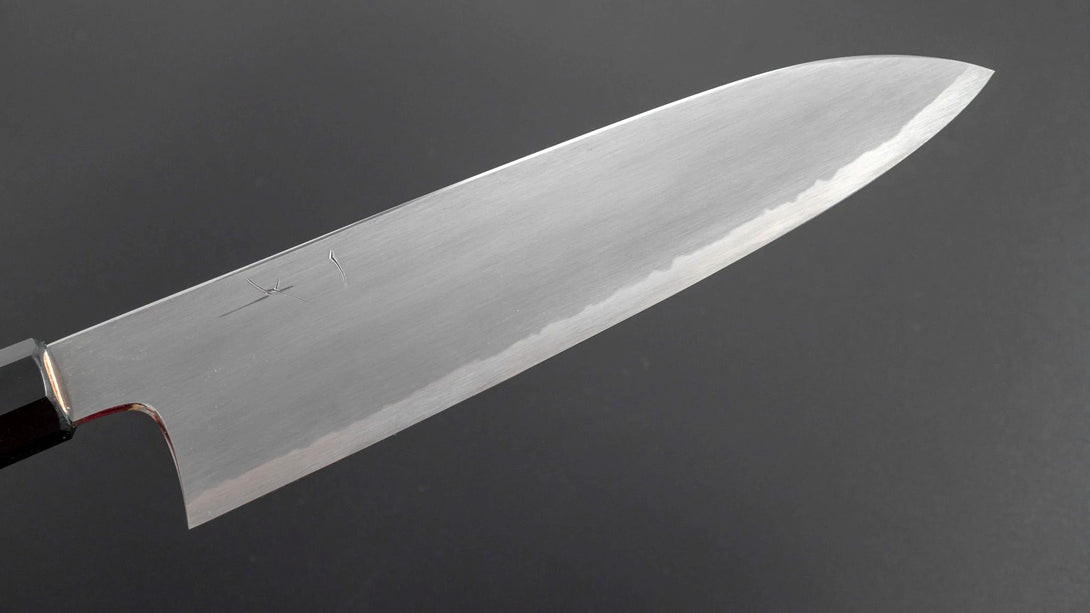 Gorobei Rikichi White #2 Kasumi Gyuto 210mm Ho Wood Handle - Kamimoto EU