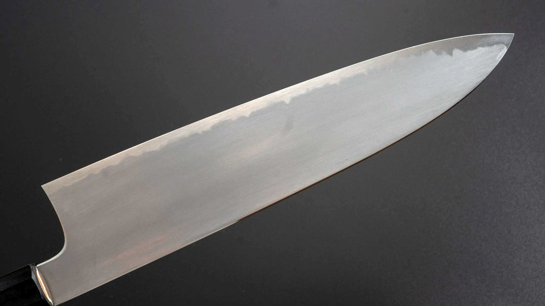 Gorobei Rikichi White #2 Kasumi Gyuto 240mm Ho Wood Handle - Kamimoto EU