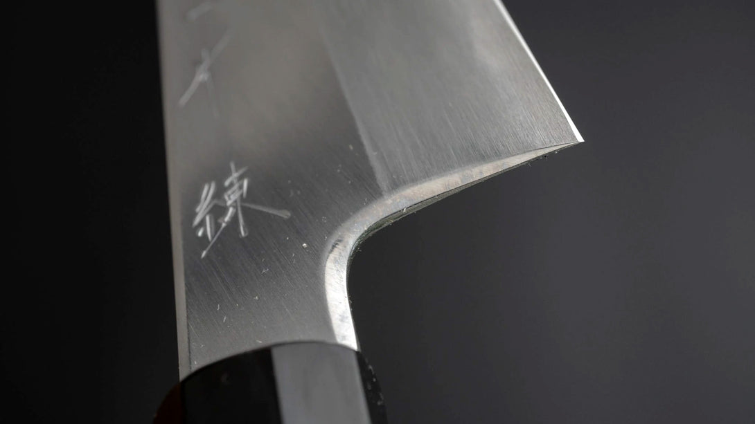 Kikuchiyo Ren Blue #2 Gyuto 210mm Ho Wood Handle - Kamimoto EU