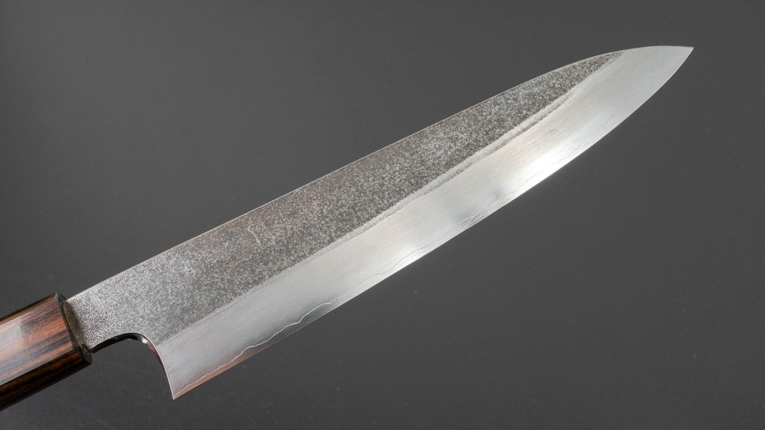 Kikuchiyo Rikichi Kurouchi Silver #3 Gyuto 210mm Cherry Wood Handle (Saya) - Kamimoto EU