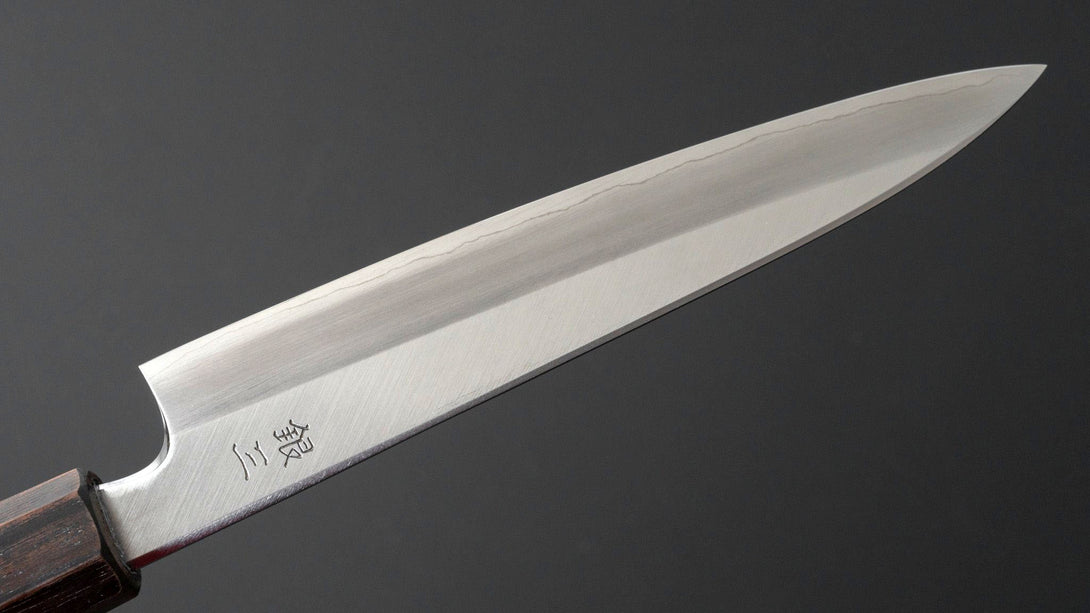 Kikuchiyo Rikichi Silver #3 Migaki Petty 150mm Tagayasan Handle - Kamimoto EU