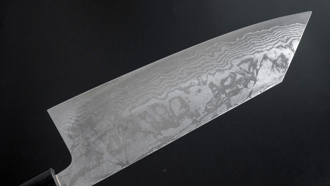 Setsu Forged VG-10 Damascus Bunka 170mm Rosewood Handle - Kamimoto EU