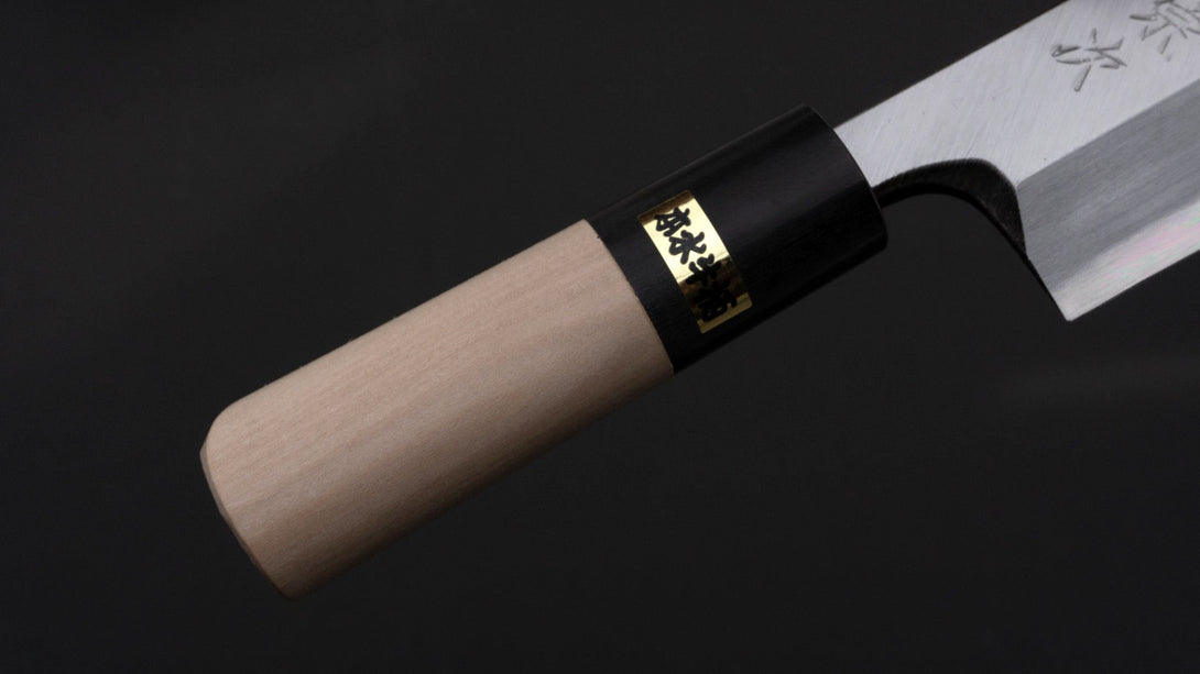 Morihei Munetsugu White #2 Edo Saki 180mm Ho Wood Handle - Kamimoto EU