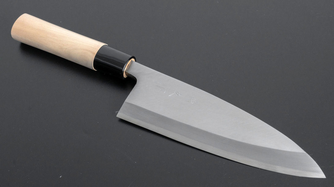 Morihei Yoshitomo Deba 165mm Poplar Handle - Kamimoto EU